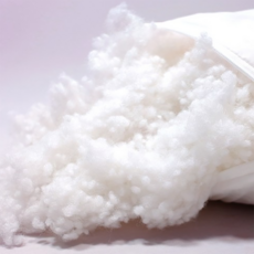 Le Sommeil 填充棉花珍珠棉1kg, 柔軟蓬鬆，不易變形，適用於抱枕、娃娃等手工藝品, 1包, 白色