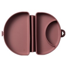 miniware 合掌包外出矽膠盒, 莓果時光, 1個, 單件