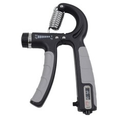 던핏 카운터 강도조절 그립 악력기 5~60kg, 블랙그레이, 1개