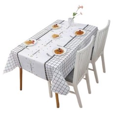 Market Pio 廚房防水防汙北歐風一次性桌布 Type 6, 1入, 5個