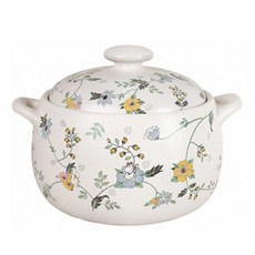 ONE TWO POT 萬土燒 嚕嚕米 MOOMIN 日式燉煮多功能湯鍋 花叢中湯鍋 4.5L, 30.5cm, 1個