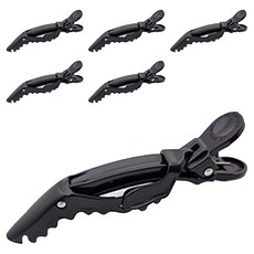 BAY51 美髮用鱷魚夾120mm 顏色隨機, 6支