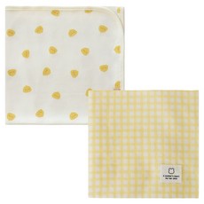 BABY&I 嬰兒蓋毯 + 包巾 2件組