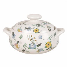 ONE TWO POT 萬土燒 嚕嚕米 MOOMIN 日式燉煮多功能湯鍋 花叢小湯鍋 3L, 30cm, 1個