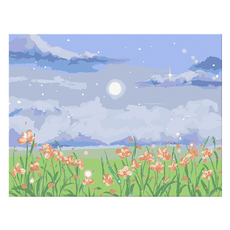 Taminayo 高級DIY油畫組 30 x 40 cm, 1套, 景色