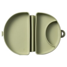 miniware 合掌包外出矽膠盒, 開心果綠, 1個, 單件