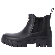바버 여성용 홀튼 웰링턴 첼시 부츠 LRF0100BK11