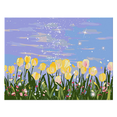 Taminayo 高級DIY繪畫套組 40 x 50 cm, 1套, 鬱金香