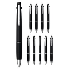 UNI Jetstream 高級三色原子筆 0.7mm, 黑色, 10個