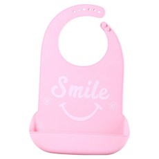 Luneon 多用途老人患者成人用大型圍兜, 1個, 粉紅色