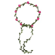 lilydress 裝扮用精靈花環 LFC15, 亮粉色