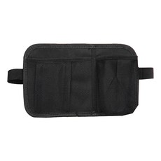 E.City 掛式車用椅背網板收納掛袋, 黑色, 1個