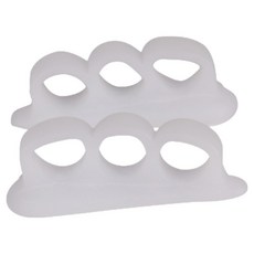 루네온 깔끔한 발가락링 흰색 2p, 1개