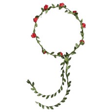 lilydress 裝扮用精靈花環 LFC15, 紅色