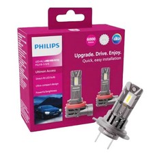 PHILIPS 飛利浦 LED頭燈 恆星光 6000K H1R2, 2個