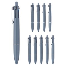 uni JETSTREAM 輕觸墨水 4&1 0.5mm, 10個, 鋼藍