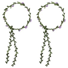 lilydress 裝扮用精靈花環 LFC15, 紫色