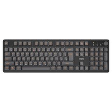 INTOPIC 廣鼎 暗焰多媒體有線鍵盤, 黑色, KBD-103, 薄膜