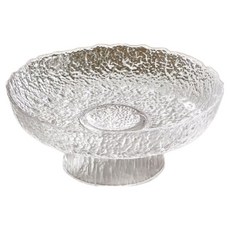 아메리칸로드 크리스탈 스탠드 유리 과일접시 소 HR1809, 1개
