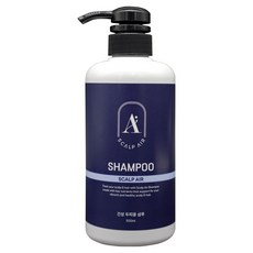 SCALP AIR 止癢乾燥乾性頭皮護理洗髮精 蘋果薄荷香, 1個, 500ml
