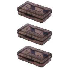 AHOYE 大容量抽屜收納整理盒3件組, 1層, 深咖啡色