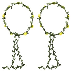 lilydress 裝扮用精靈花環 LFC15, 黃色