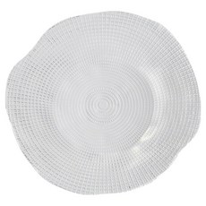 아메리칸로드 웨이브 크랙 납작 다용도 유리접시 HR1752, 투명, 1개