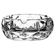 중역 사무실 고급형 재떨이 원형 라지(15 x 6 cm), 투명, 1개