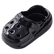 데일리온 깔끔한 재떨이 라지, 블랙, 1개