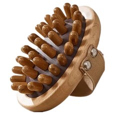 迷你櫸木刮痧刷, 1個, 混色