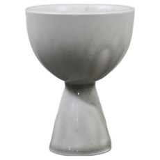 Dalsogum 陶瓷極光長鼓酒杯, 1個, 冰灰色