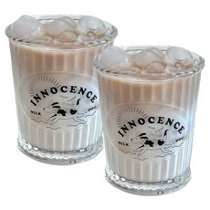 American Road Innocence 居家咖啡果汁玻璃杯 HR1737, 2個, 透明