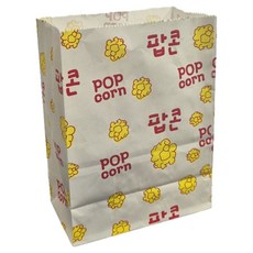 유앤팩 팝콘 봉투 소, 100개, 1개입