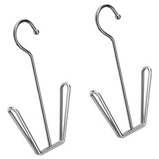 Modeunlead 直立式晾曬不鏽鋼鞋架 2入, 銀色