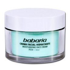 babaria 24小時蘆薈保濕面霜 50ml 長效保濕、舒緩修復、男女通用, 1罐