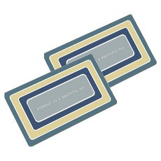 寢室安居 吸水止滑軟式珪藻土地墊, 美好一天, 2個