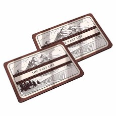 寢室安居 吸水止滑軟式珪藻土地墊, 銀色世界, 2個