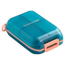 Instinct life Instincts 6格便攜式藥盒 藍色, 1個