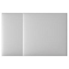 Legrand 羅格朗 Apella Silver Simple 雙聯盲蓋板, 2個