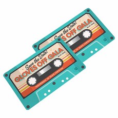 寢室安居 吸水止滑軟式珪藻土地墊, 復古錄音帶, 2個