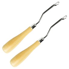 手工縫紉原木拉鉤刺繡針, 2個