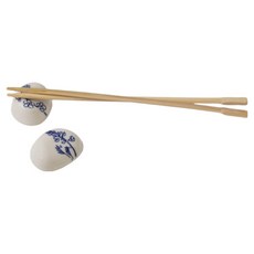 ARABIA1873 Moomin 筷架 2件組, 1套, 白色 + 藍色