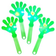 BABIO LED 拍拍手 派對道具, 4個, 綠色