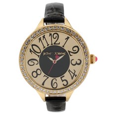 Betsey Johnson 女性大錶盤腕錶 BJ00387-02