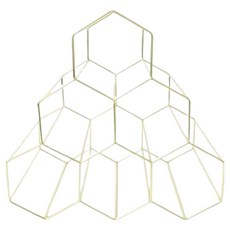 Potenkit 奢華葡萄酒架 24.6 x 19.2 x 24.5 cm, 1個, 款式1 金色