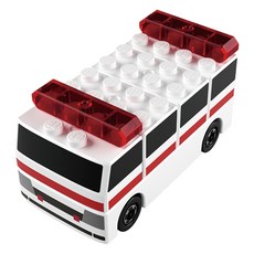 TOMICA 積木救護車小汽車, 1個, 混合顏色