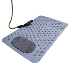 생활업글연구소 욕실 미끄럼 방지 매트, 그레이, 1개