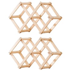 波騰基特 可折疊酒架 31 x 12 x 16.5 cm, 2個, 類型1