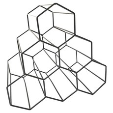 Potenkit 奢華葡萄酒架 24.6 x 19.2 x 24.5 cm, 1個, 款式1 黑色