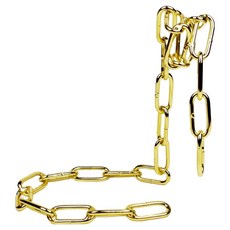 Potenkit 鏈條型紅酒架 20 x 12.5 x 20.5 cm, 1個, 金色